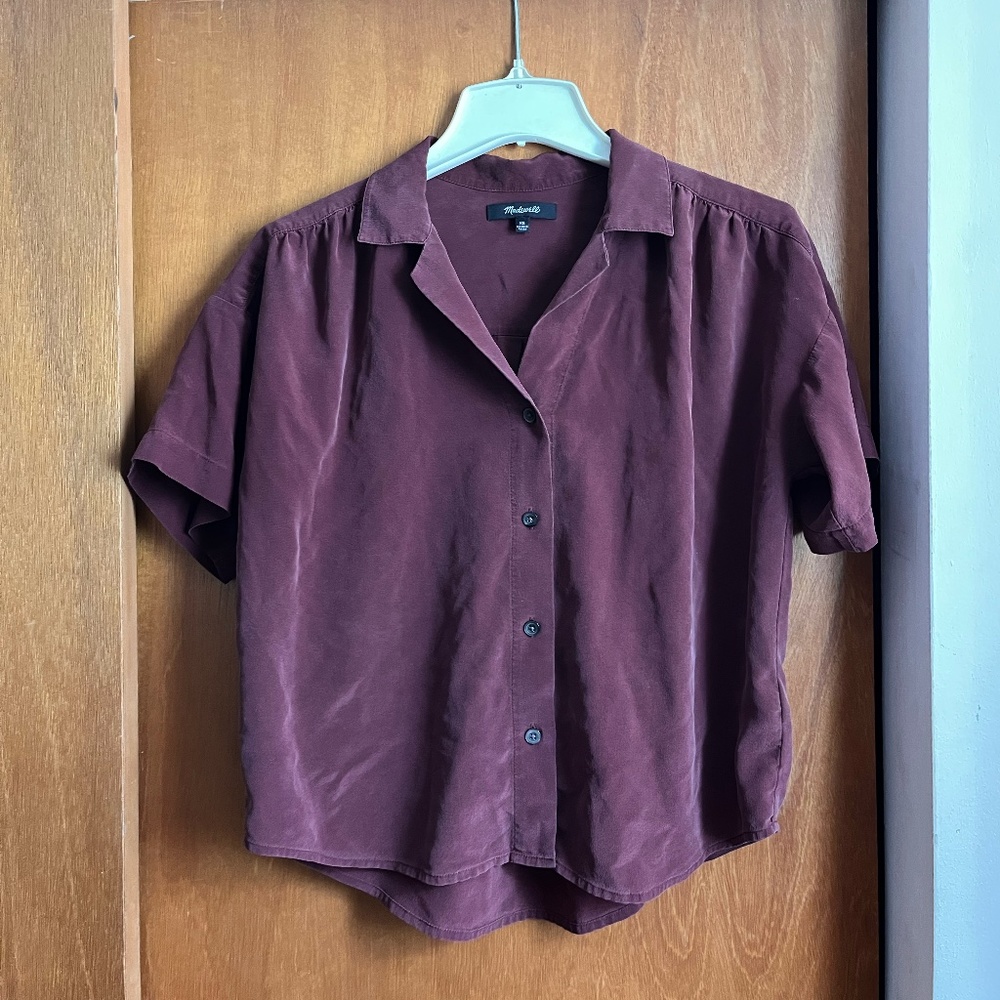 Madewell Silk Camp Shirt